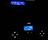 Led Console centrale blanche et bleu - Clim et afficheur renault megane 2