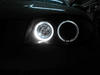 Leds blanches xenon pour angel eyes BMW Serie 1 phase 2 6000K