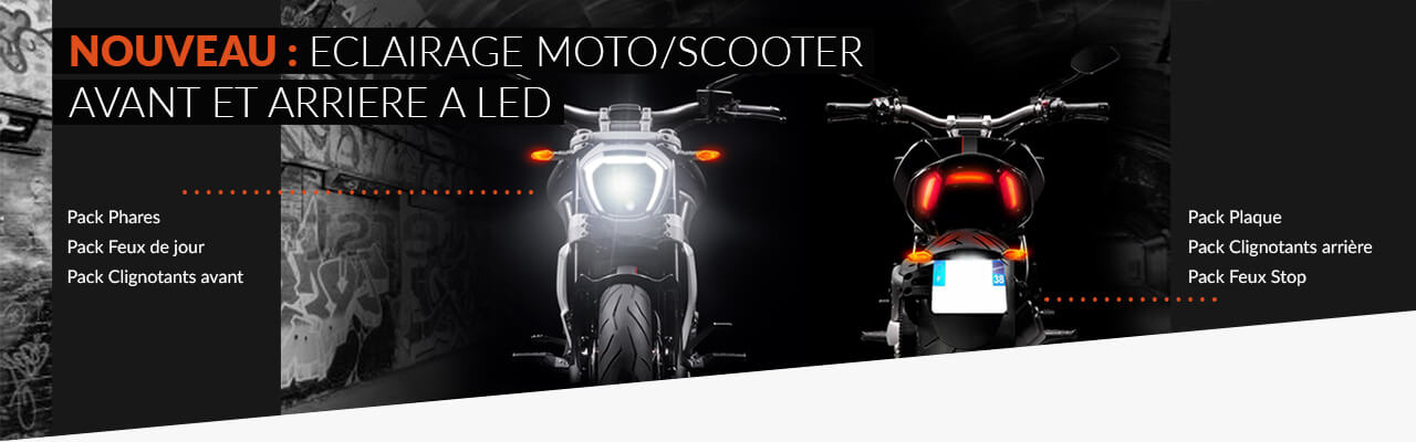 Qualité premium moto phare Supports Chrome Haute Tailles Diverses