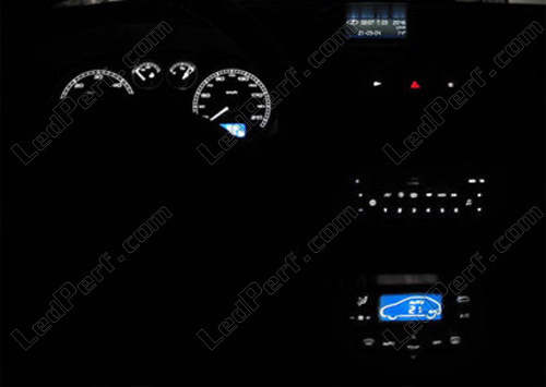 Kit led compteur/tableau de bord Peugeot 307 T5 bleu/rouge/blanc/vert