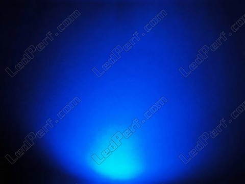 Led 5mm GRAND ANGLE bleue + Resistance 12v