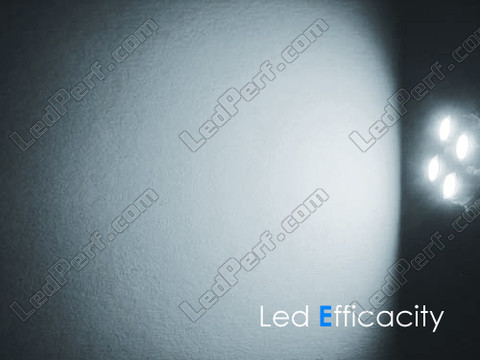 LED T10 Efficacity W5W a 4 led  blanche