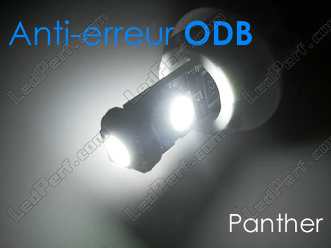 Ampoule led T10 Panther W5W Sans erreur Odb - Anti erreur odb - 6000K Blanc