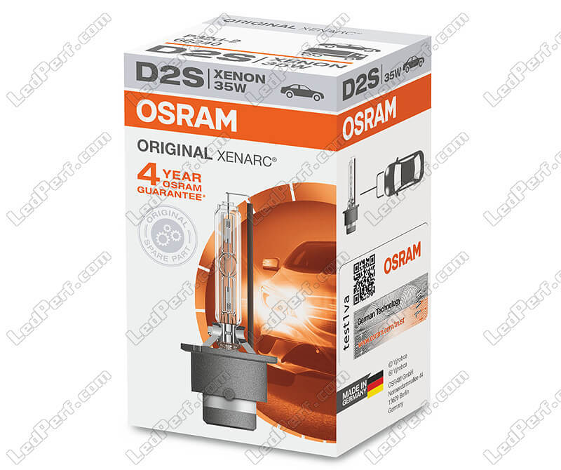 OSRAM Ampoule xénon OSRAM XENARC ULTRA LIFE D2S HID lampe à décharge,  66240ULT, boîte pliante (1 pièce)