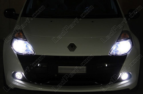 Pack éclairage Led Plaque d'immatriculation blanc pour Renault Clio 3