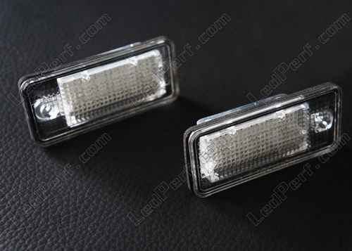Pack Ampoule LED Plaque d'immatriculation blanc pour Audi Q7