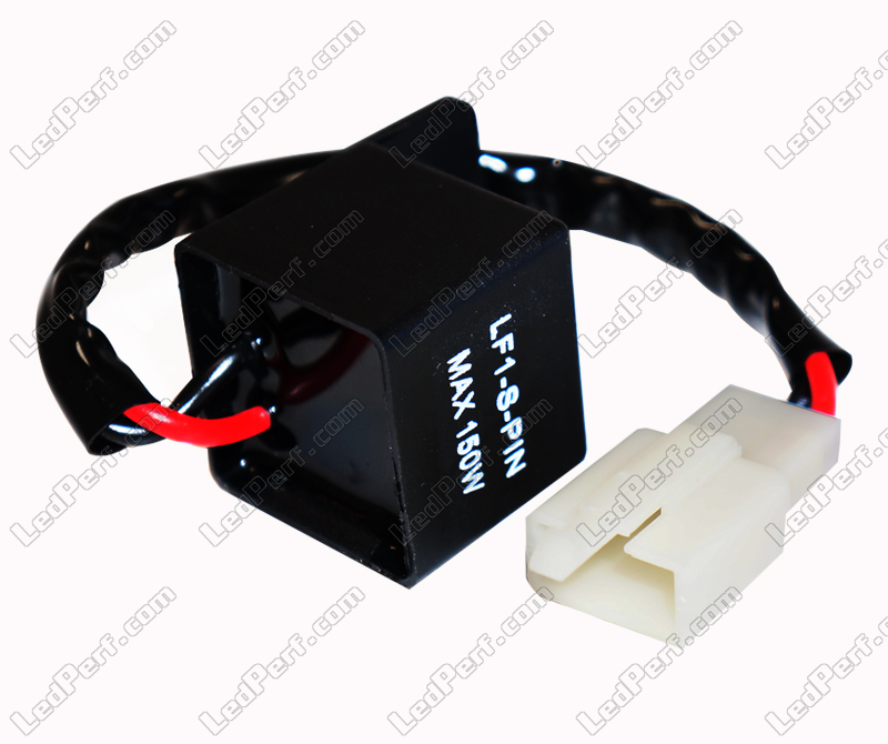 Garosa relais de clignotant Contrôleur de clignotant LED de relais  clignotant à 7 broches adapté pour Suzuki GSXR / GSF / SFV /
