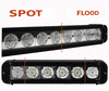 Barre LED CREE 60W 4400 Lumens Pour 4X4 - Quad - SSV Spot VS Flood