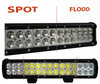 Barre LED CREE Double Rangée 90W 6300 Lumens Pour 4X4 - Quad - SSV Spot VS Flood