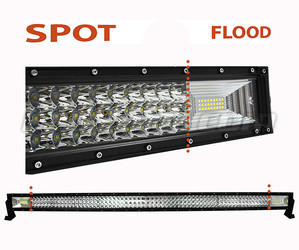 Barre LED Incurvée Combo 300W 24000 Lumens 1277 Mm Spot VS Flood