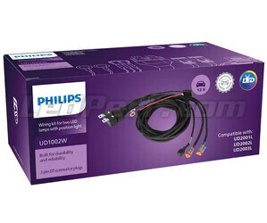 Faisceau de câbles avec relais Philips Ultinon Drive UD1002W - 2 Connecteurs DT 3 Pin
