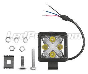 Phare de Travail LED Osram LEDriving® LIGHTBAR MX85-SP avec ses accessoires de montage