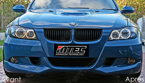 Led Angel Eyes BMW Serie 1 H8 MTEC V3.0