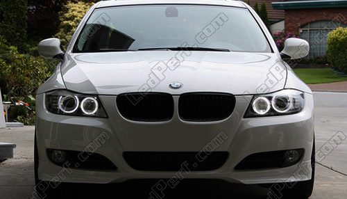 Pack Leds angel eyes (anneaux) pour BMW Serie 3 E90 PH2 LCI - MTEC
