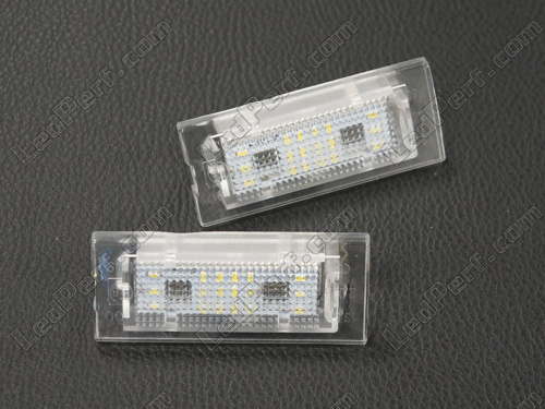 Pack de 2 modules led pour plaque d'immatriculation arrière de BMW X5 (E53)  - Anti-erreur ODB