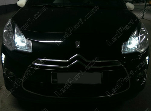 4 ampoules à LED éclairage blanc veilleuses feux de Plaque pour Citroën DS3