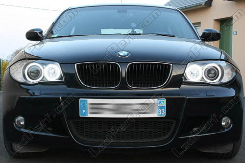 Pack Leds angel eyes pour BMW Serie 1 phase 2 E81 E82 E87 E88 - MTEC V3.0