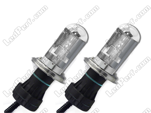 AMBOTHER H4 Kit d'ampoule de phare LED - Puces CSP 6000K / Pilote interne -  Double faisceau haut / bas faisceau haut et bas 12V-Free 2X  Couvre-poussière de voiture- (H7)
