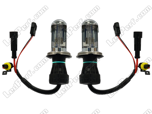Pack de 2 ampoules H1 - 6000K - 55W de rechange pour Kit Xénon HID auto et  moto.