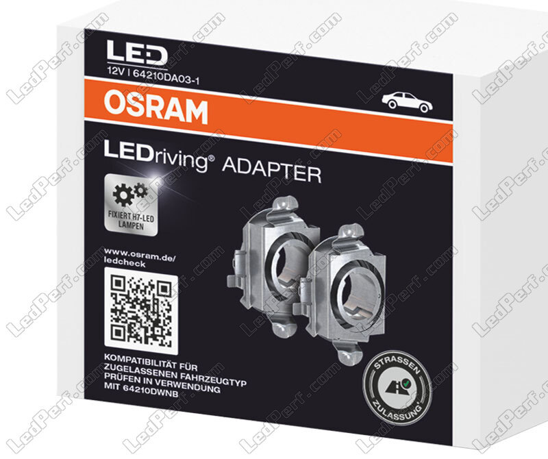 Kit Ampoules H7 LED Osram Night Breaker Homologuées - 64210DWNB -  Équipement auto