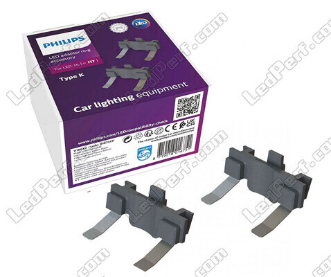 2x Adaptateurs Philips Type K pour ampoules H7 LED PRO6001 - 11180X2