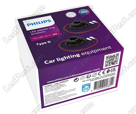 Adaptateurs Philips Type D pour ampoules H7 LED PRO6001 - 11180X2