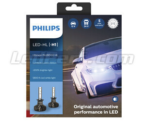 Kit Ampoules H1 LED PHILIPS Ultinon Pro9000 +200% 5800K  - 11258U90CWX2