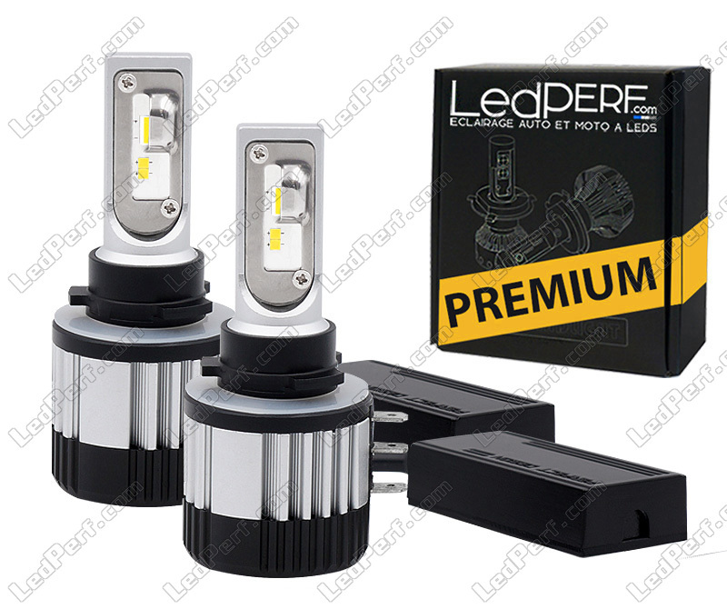 2pcs 80W H15 LED Ampoules Blanc Phare De Voiture Ampoules LED Feux Diurnes  Ampoule Remplacement Lampe 