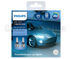 Kit Ampoules LED H16 PHILIPS Ultinon Essential LED - 11366UE2X2