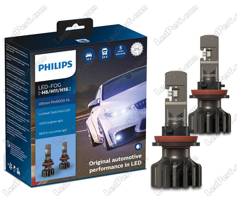 Ampoule LED Eclairage Avant PHILIPS ULTINON PRO9000 HL - H1 - ref. 00714831  au meilleur prix - Oscaro
