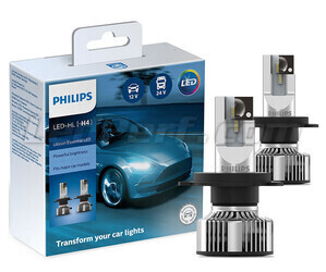 Kit Ampoules LED H4 PHILIPS Ultinon Essential LED - 11342UE2X2