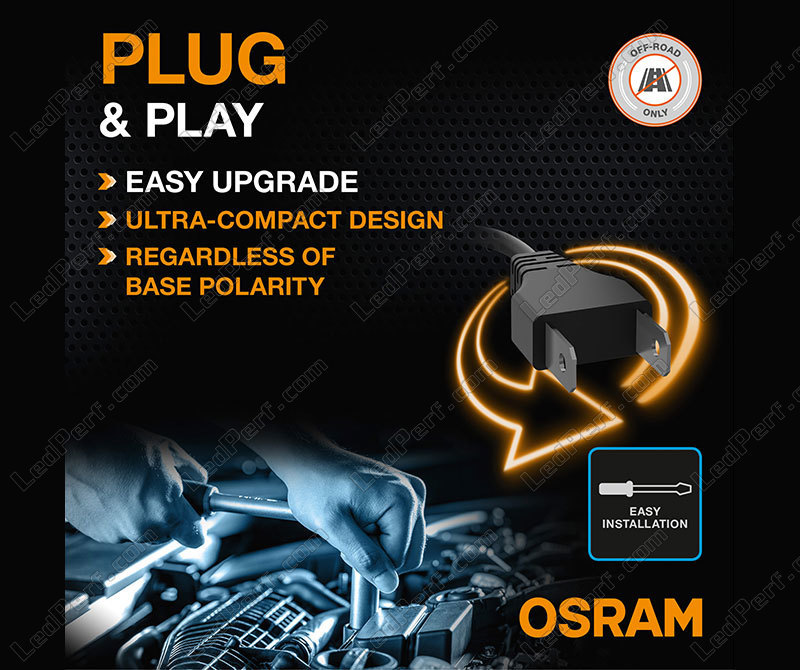 Kit de 2 Ampoules H4 LED Osram LEDriving® XTR 6000K - 64193DWXTR