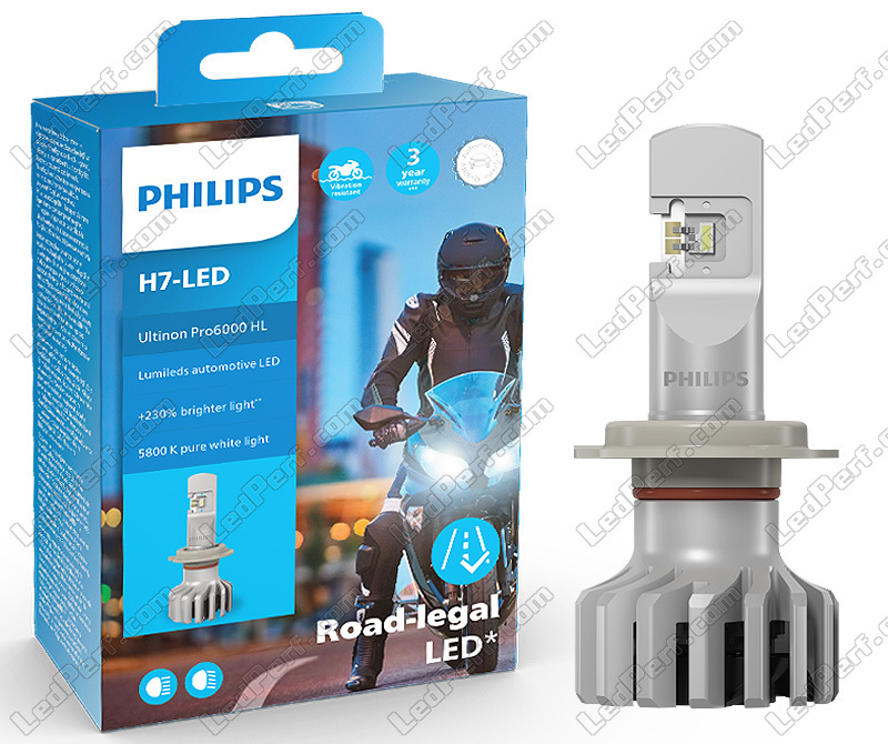 Ampoules LED H7 Homologuées NIGHT BREAKER® LED - 64210DWNB - 12V