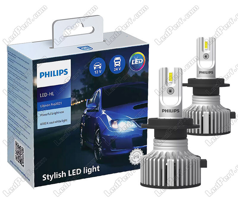 2x Lampes H7 pour éclairage avant LED Ultinon pro3021 11972u3021x2 - P