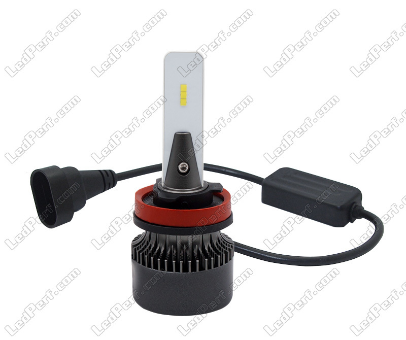 Ampoule LED H9 Ventilée spéciale Moto et Scooter - Technologie Tout en Un