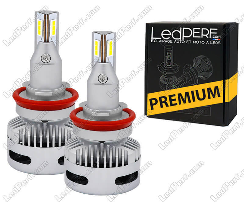 1 Ampoule LED H9 pour PHARE LENTICULAIRE, Lumière Puissante à 360° 6000  Lumens, Conversion de HALOGÈNE H9 à LED
