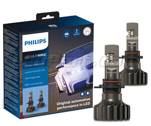 Kit Ampoules HIR2 LED PHILIPS Ultinon Pro9000 +250% 5800K  - 11012U90CWX2