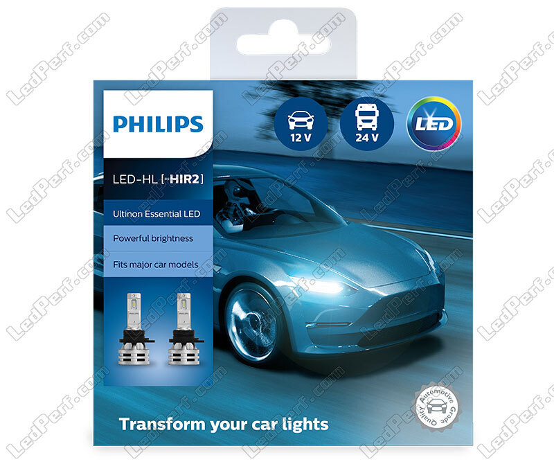 LED-Lampen-Kit HIR2 LED PHILIPS Ultinon Pro9100 +350% 5800K - LUM11012U91X2