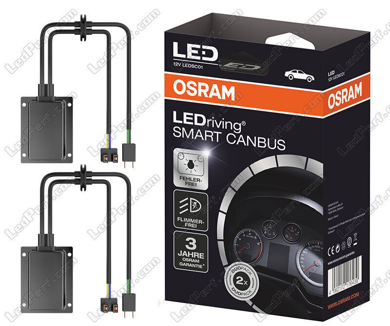 2x Osram LEDriving Smart Canbus LEDSC01 - Anti-erreur Homologués