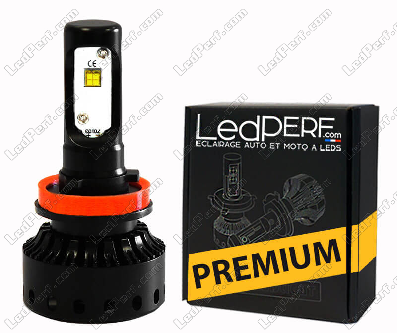 Ampoule LED H11 Moto - Taille Mini, Puissante et Ventilée - Port