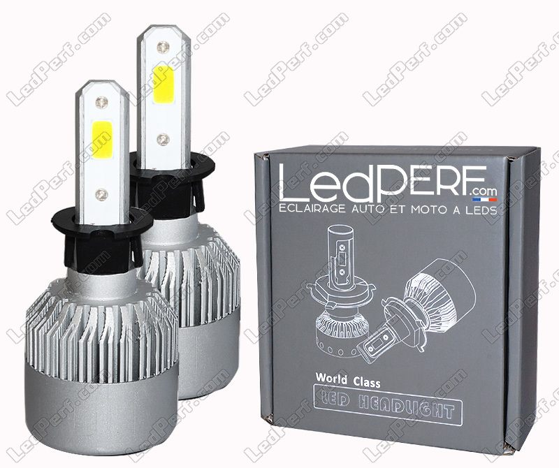 Kit Ampoules H3 LED Ventilées pour Auto et Moto - Technologie