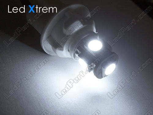 T10 W5W 2 ampoules veilleuses canbus LED blanc en aluminium avec loupe -  Dali-KeyElectronics