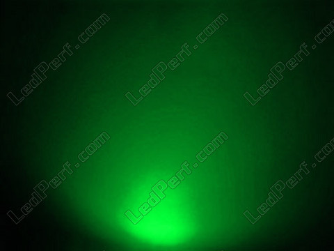 Led 5mm WIDE ANGLE green + 12v resistor