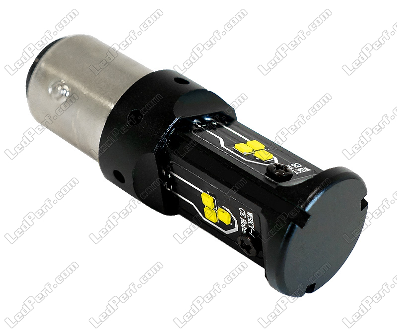 Ampoule P21/5W LED Série Ghost avec anti erreur ODB Ultra Puissant - BAY15D