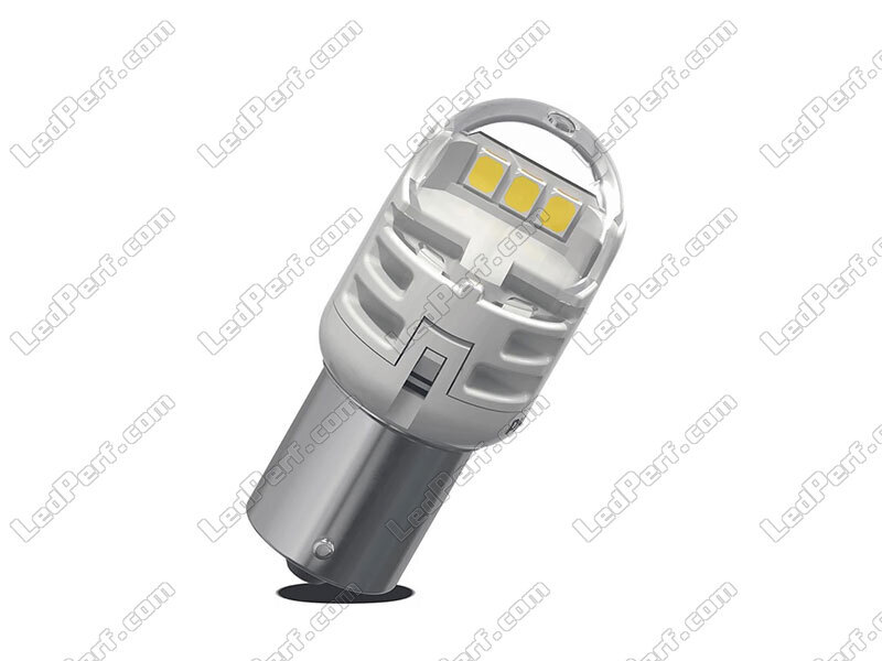 Ampoule Leds Backup P21W pour Feux de recul blanches Ultra Bright Culot  BA15S
