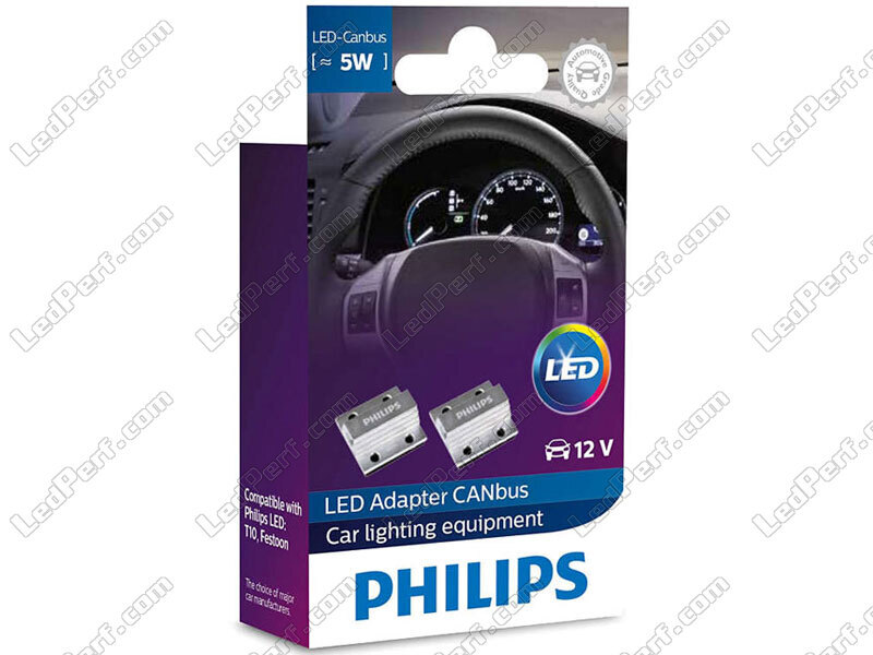 Résistances Philips Canbus 5W pour feux de position et plaque LED