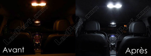 Intérieur Lumière DEL de remplacement Kit Pour Vauxhall Zafira A Gsi 98-05 12pcs Blanc