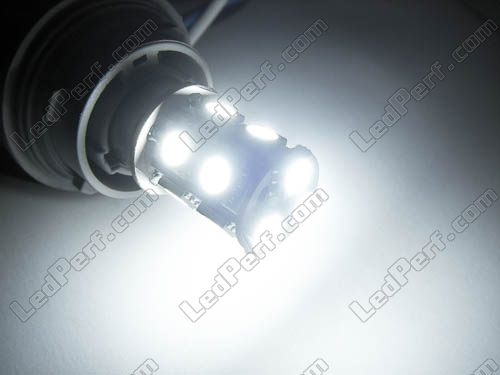 Pack de 2 Ampoules P21/5W Platinum (chrome) - Blanc pur pour phares/feux de  jour (DRL)