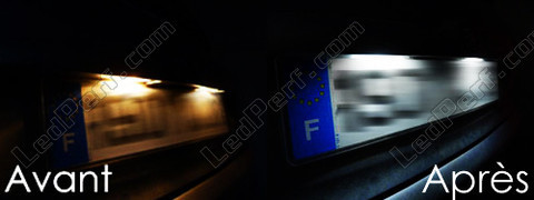Led Plaque Immatriculation Peugeot 206