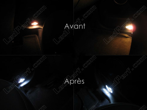 Kit éclairage ampoules à LED Blanc habitacle Intérieur pour Renault  Megane 3 